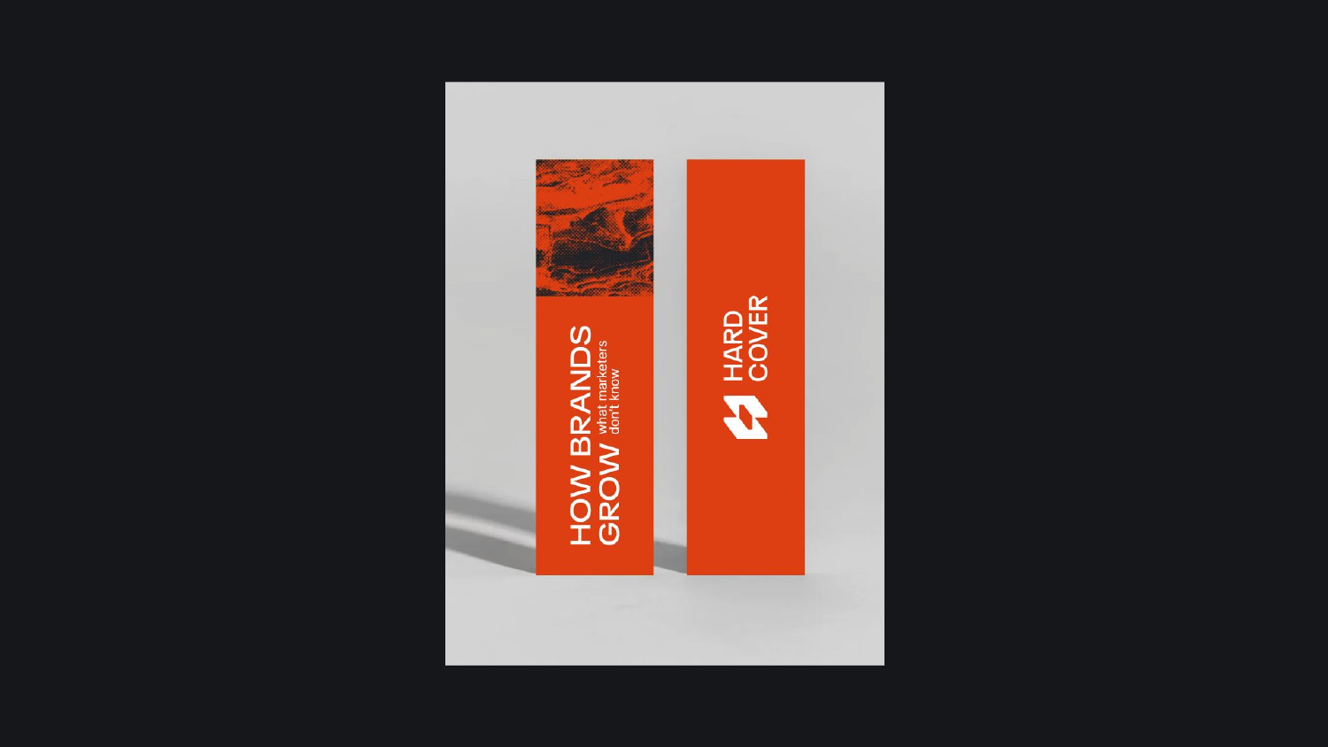 Mockup de marcadores de livro Hardcover — branding editorial